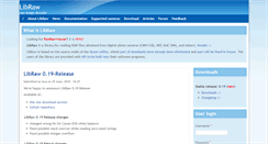 Desktop Screenshot of libraw.org